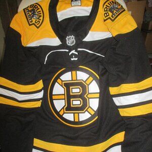 BOSTON BRUINS Fanatics Premium NHL Hockey Jersey Black Home size 50 Embroidered